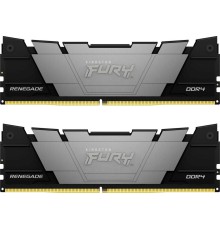 Память оперативная/ Kingston 32GB 3200MT/s DDR4 CL16 DIMM (Kit of 2) 1Gx8 FURY Renegade Black