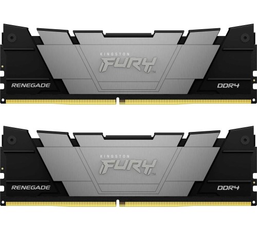 Память оперативная/ Kingston 32GB 3200MT/s DDR4 CL16 DIMM (Kit of 2) 1Gx8 FURY Renegade Black Память оперативная/ Kingston 32GB 3200MT/s DDR4 CL16 DIMM (Kit of 2) 1Gx8 FURY Renegade Black