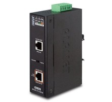 инжектор/ IP30, Industrial Single-Port 10/100/1000Mbps 802.3bt PoE++ Injector (95 Watts, PoH, Legacy mode support, PoE Usage LED, -40 to 75 C, 12V~48V DC power boost)