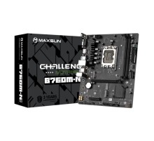 Материнская плата MAXSUN MS-Challenger B760M-N D5, LGA1700, B760, 2*DDR5, 3*SATA3, 2*M.2, 2*USB 3.2, 4*USB 2.0, 1*PCIEx16, 1*PCIEx4, VGA+HDMI,  mATX