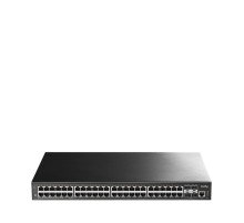 Коммутатор/ 48-Port Layer 3 Managed Gigabit Switch,48 Gigabit Ethernet ports + 4 10 Gigabit uplink SFP optical ports + 1 USB serial port + 1 console port, backplane bandwidth 176Gbps, three-layer network management function, support routing, DHCP, VLAN, M