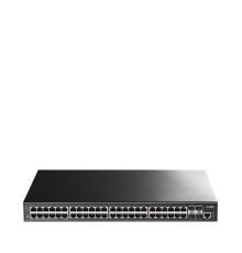 Коммутатор/ 48-Port Layer 3 Managed Gigabit Switch,48 Gigabit Ethernet ports + 4 10 Gigabit uplink SFP optical ports + 1 USB serial port + 1 console port, backplane bandwidth 176Gbps, three-layer network management function, support routing, DHCP, VLAN, M