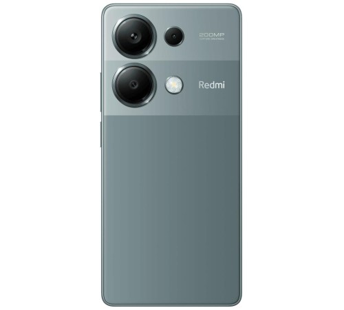 Redmi Note 13 Pro Forest Green (23117RA68G), 16,9 cm (6.67") 20:9 2400 x 1080, 2х2.8 ГГц + 6х2.0 ГГц, 8 Core, 8 GB, 256 GB, 200 МП/16Mpix, 2 Sim, 5.2, Wi-Fi, NFC, GPS / A-GPS, ГЛОНАСС, Galileo, Beidou, Type-C, 5000 mAh, 187g, 161 ммx75 ммx8 мм