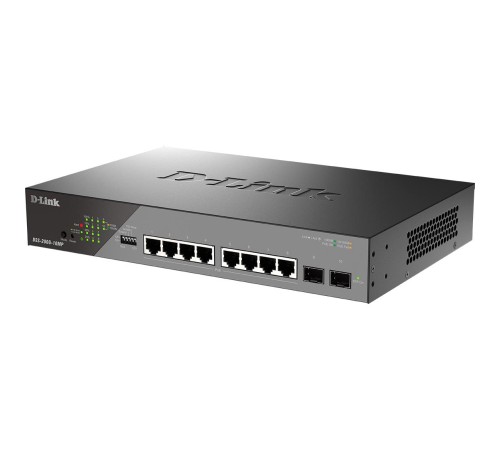 Сетевой коммутатор/ Smart L2 Surveillance Switch 8х1000Base-T PoE, 2x1000Base-X SFP, PoE Budget 130W, Long-range PoE up to 250m Сетевой коммутатор/ Smart L2 Surveillance Switch 8х1000Base-T PoE, 2x1000Base-X SFP, PoE Budget 130W, Long-range PoE up to 250m