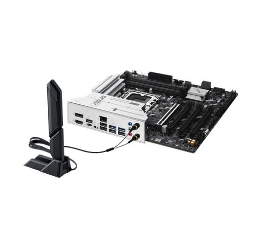 Материнская плата ASUS PRIME Z890M-PLUS WIFI, LGA1851, Z890, 4*DDR5, 6*SATA, 3*M.2, 5*USB 3.2, 4*USB 2.0, Type-C, 3*PCIx16, HDMI+DP, mATX; 90MB1J80-M0EAY0