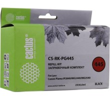 -/ Заправочный набор Cactus CS-RK-PG445 черный 2x30мл для Canon Pixma MG2440/MG2540