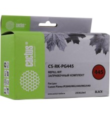 -/ Заправочный набор Cactus CS-RK-PG445 черный 2x30мл для Canon Pixma MG2440/MG2540