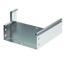 Переходник RRS левосторонний 200/100 H50 в комплекте с крепежными элементами и соединительными пластинами, необходимыми для монтажа