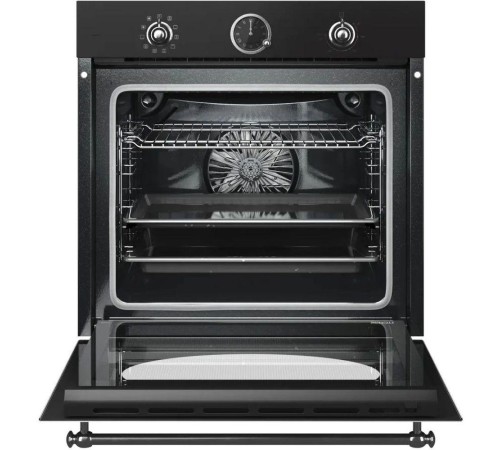 Встраиваемый духовой шкаф KUPPERSBERG/ Встраиваемый духовой шкаф KUPPERSBERG, электрический, Classic, 60 см, объем 80 л, 10 режимов, 6 автропрограмм, механическое управление, макс. Температура 255 градусов, дисплей, механический таймер, телескопические на