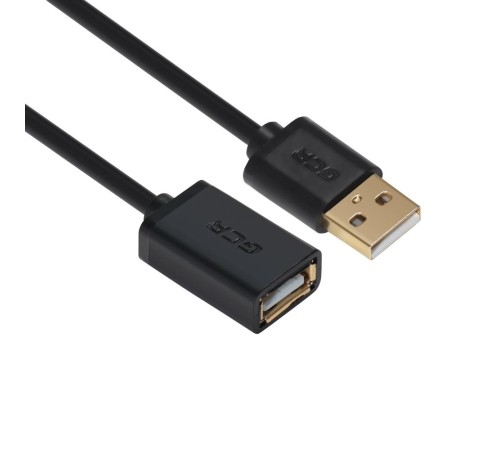Greenconnect Удлинитель USB 2.0 1.8m черный, AM / AF, 28/28 AWG, экран, армированный, морозостойкий, GCR-50567 Greenconnect Удлинитель USB 2.0 1.8m черный, AM / AF, 28/28 AWG, экран, армированный, морозостойкий, GCR-50567