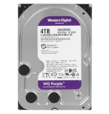 Жесткий диск/ HDD WD SATA3 4TB Purple Surveillancer 5400 RPM 256Mb 1 year warranty