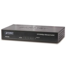 коммутатор/ PLANET 8-Port 10/100Mbps Fast Ethernet Switch, Metal