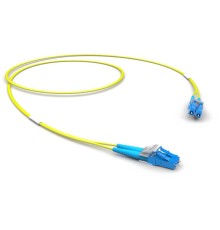 Оптический патчкорд LC-UPC/LC-UPC Duplex, 09/125 OS2, тип S, LSZH, 1 м