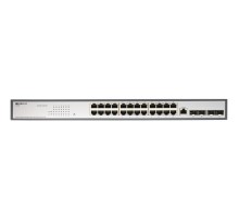 Коммутатор/ Настраиваемый L2 коммутатор 24x1000Base-T, 4xCombo 1000Base-T/SFP, комплект для установки в 19" стойку