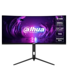 Монитор игровой 30'' 21:9 2560х1080(UW-UXGA) VA, Curved, 200 Hz, 250 cd/m2, 3000:1, 1ms, 2xHDMI, DP, Height adj, Tilt, 3Y, Black