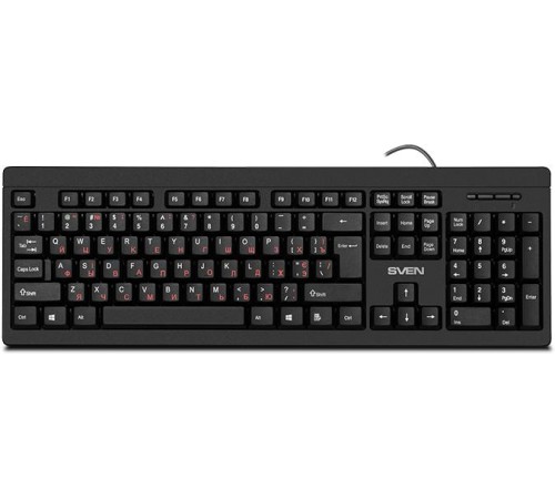 Набор клавиатура+мышь SVEN KB-S320C черный (104 кл., 1000DPI, 2+1кл.)