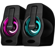 АС SVEN 255, черный (6 Вт, питание USB, подсветка)