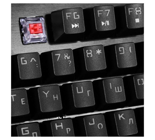Механическая игровая клавиатура SVEN KB-G9700 (104 кл,+12Fn,RED switch, RGB, мет, корпус) Механическая игровая клавиатура SVEN KB-G9700 (104 кл,+12Fn,RED switch, RGB, мет, корпус)