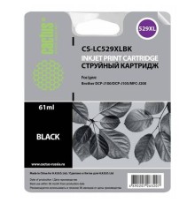 -/ Картридж струйный Cactus CS-LC529XLBK черный (61мл) для Brother DCP-J100/J105/J200