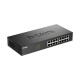 коммутатор D-Link Неуправляемый коммутатор, 16x100Base-TX, корпус металл