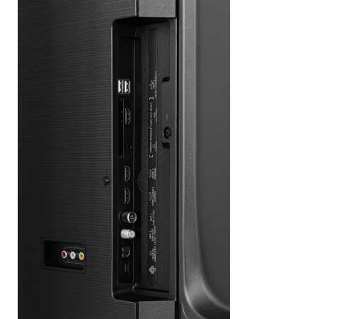 Телевизор ЖК 55'' Hisense/ 55", QLED, Ultra HD, Smart TV (ОС VIDAA U9), Wi-Fi, DVB-T2/T/C/S2/S, 2х7W, CI+(1.4), 3хHDMI, 2хUSB, Works with Alexa, Alexa Built-in, VIDAA Voice, Yandex, Black 2025