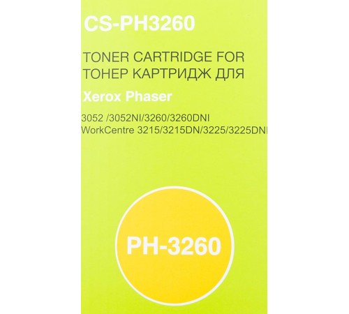 -/ Картридж лазерный Cactus CS-PH3260 106R02778 черный (3000стр.) для Xerox Phaser 3052/3260/WC 3215/32