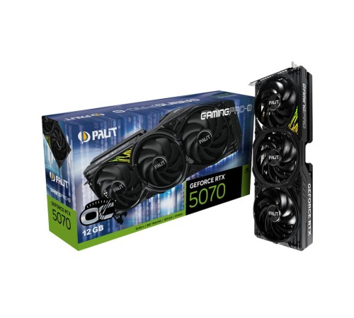 Видеокарта/ RTX5070 GAMINGPRO-S OC 12GB PALIT Видеокарта/ RTX5070 GAMINGPRO-S OC 12GB PALIT