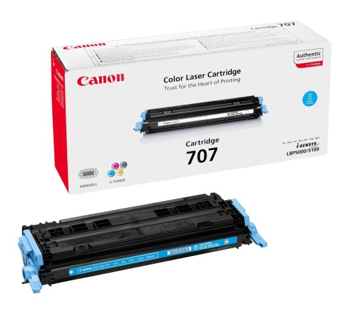 Тонер-картридж/ CARTRIDGE 707 CYAN/LBP5000 Тонер-картридж/ CARTRIDGE 707 CYAN/LBP5000