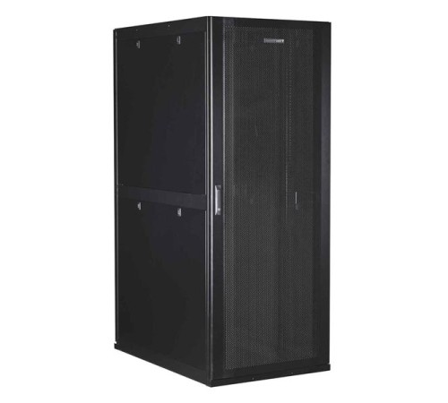 Серверный шкаф SMARTWATT Серверный шкаф Rack S-Series 42U 800x1200мм, двери с перфорацией, боковые панели 4шт и ролики в комплекте, черный (4512020620016)