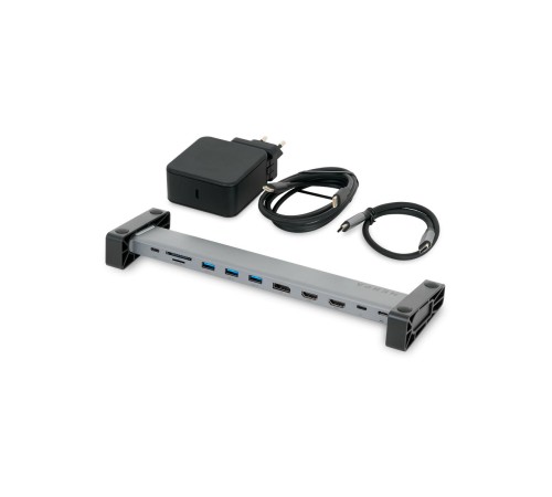 Док-станция для ноутбука/ NERPA laptop stand (1xUSB-C 100W PD, 2xHDMI 4K@30Hz, 1xDP 4K@30Hz, 3xUSB-A 3.0 (5Gbps data), 1xUSB-C 3.0 (5Gbps data), 1xTF/microSD, 1xSD/MMC, 1x3.5mm audio, 1xRJ45 Gb), USB-C power adapter 100W, power 100W USB-C cable 150cm, PD Док-станция для ноутбука/ NERPA laptop stand (1xUSB-C 100W PD, 2xHDMI 4K@30Hz, 1xDP 4K@30Hz, 3xUSB-A 3.0 (5Gbps data), 1xUSB-C 3.0 (5Gbps data), 1xTF/microSD, 1xSD/MMC, 1x3.5mm audio, 1xRJ45 Gb), USB-C power adapter 100W, power 100W USB-C cable 150cm, PD