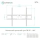 ONKRON кронштейн для телевизора 55"-100" наклонный, чёрный UT4