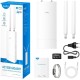 Точка доступа/ AC1200 WiFi Gigabit Outdoor Access Point, 867Mbps at 5GHz + 300Mbps at 2.4GHz, 1 x Gigabit RJ45, 2 Detachable Antennas, 802.3at/802.3af PoE or passive PoE, IP65 Waterproof, lightning protection, 48V passive PoE adapter included, Cudy Mesh S