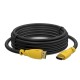 GCR Кабель 15.0m HDMI 2.0, желтые коннекторы, HDR 4:2:0, Ultra HD, 4K 60 fps 60Hz/5K*30Hz, 3D, AUDIO, 18.0 Гбит/с, 28/28 AWG, 3 X экран GCR-HM341-15.0m