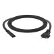 GCR Кабель питания 1.5m, CEE 7/16 / IEC C7, черный, 2*0,5mm, GCR-54293