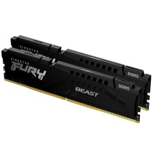 Память оперативная/ Kingston 64GB 5600MT/s DDR5 CL40 DIMM (Kit of 2) FURY Beast Black