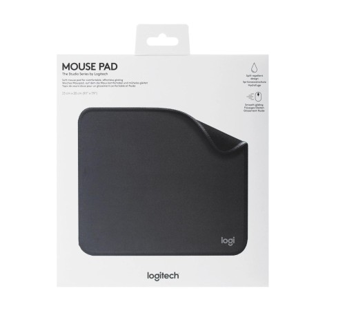 Коврик для мыши/ Logitech Mouse Pad Studio Series, Graphite - Small