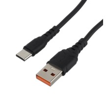 Кабель/ Кабель GoPower GP07T USB (m)-Type-C (m) 1.0м 2.4A силикон черный (1/200/800)