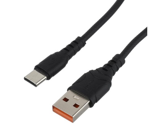 Кабель/ Кабель GoPower GP07T USB (m)-Type-C (m) 1.0м 2.4A силикон черный (1/200/800)