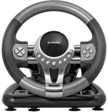Defender Игровой руль Forsage GTR USB, 12 кнопок, рычаг передач