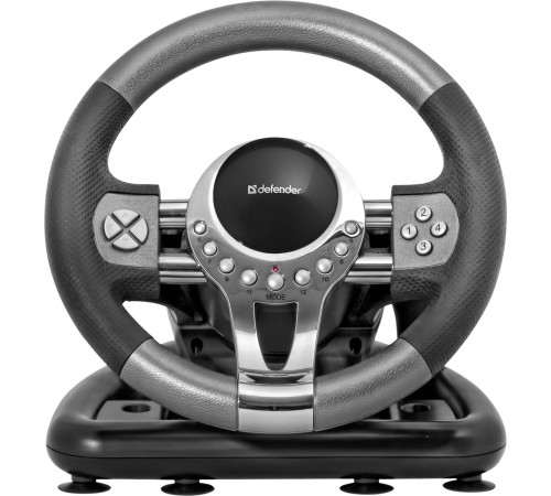 Defender Игровой руль Forsage GTR USB, 12 кнопок, рычаг передач