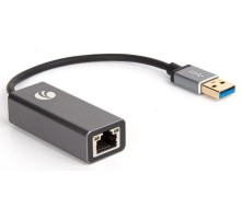 Кабель-переходник/ Кабель-переходник USB 3.0 (Am) --> LAN RJ-45 Ethernet 1000 Mbps, Aluminum Shell, VCOM <DU312M>