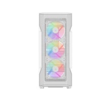 Корпус ПК без блока питания/ Case SAMA S40 White, Midi-Tower, TG, 4x120mm ARGB, 2xUSB 3.0 + 1xUSB 3.1 Type-C, ATX, mATX, mITX White
