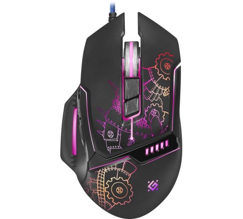 Defender Проводная игровая мышь Kill'em All GM-480L оптика,8кнопок,3200dpi