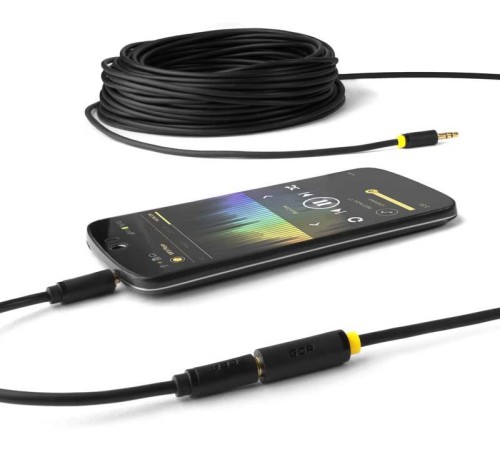 Greenconnect Удлинитель аудио 0.25m jack 3,5mm/jack 3,5mm черный, желтая окантовка, ультрагибкий, 28AWG, M/F, Premium GCR-STM1114-0.25m, экран, стерео Greenconnect Удлинитель аудио 0.25m jack 3,5mm/jack 3,5mm черный, желтая окантовка, ультрагибкий, 28AWG, M/F, Premium GCR-STM1114-0.25m, экран, стерео