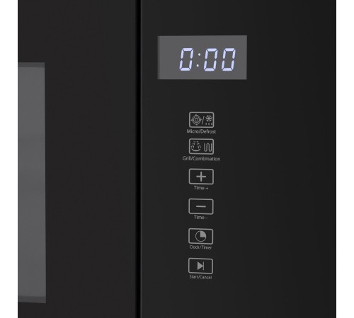 Печь микроволновая электрич. HOMSair MOB205GB/ встраиваемая, 20 л., сенсорные переключатели, 700 Вт, черная