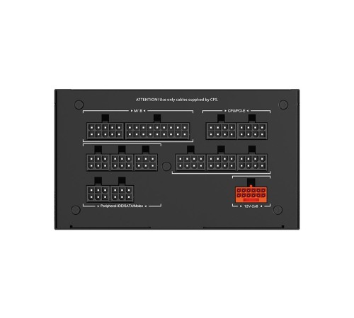 Блок питания ПК/ Power Supply PCCooler, 1200W 80+ Gold (ATX, 3.1, Full modular, 1x24(20+4)pin 610mm, 2xCPU 8(4+4)pin 700mm,  3xPCIe*2 8(6+2)pin 750mm, 1x12V(2x6) 12+4pin 500mm, 2xSATA*3+MOLEX4pin*1 450+120+120+150mm , Active, 135x135mm, 160x150x86mm, APFC