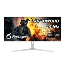 Монитор 40'' AOPEN  40XV1CUPwmiiphux  21:9, IPS, 3440x1440, 1 / 4ms, 400, 600cd, 144Hz, 2xHDMI + 1xDP(1.2) + 1xType-C(90W) + Speakers 4Wx2, White, 600, H.Adj. 95  (by ACER)