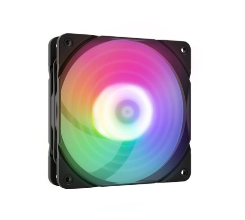 Вентилятор для корпуса ZALMAN ZM-AF120R ARGB BLACK, REVERSE, 120x120x25mm, 4-PIN PWM, 800-1500 RPM, 24,3 DBA MAX, HYDRO BEARING