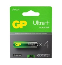 Элемент питания Алкалиновые батарейки c технологией G-tech GP Ultra Plus Alkaline 15А AА - 4 шт. на блистере (4 шт.)