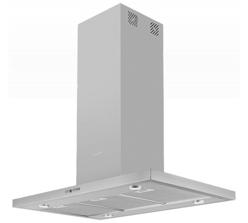 Вытяжка Kuppersberg/ Островная вытяжка, ширина 90, отвод/рециркуляция, 850 м3/час, электронное конопочное управление, 5-ти ступенчатая регулировка мощностита, ймер на отключение 15 мин., светодиодное освещение 4x2 Вт, металлические жироулавливающие жироул